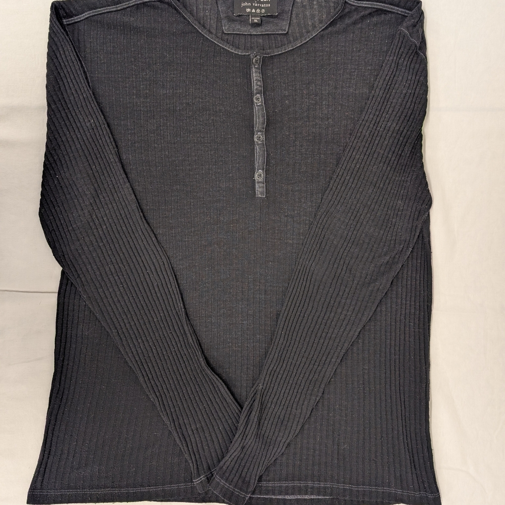 John Varvatos 'Led Zeppelin' Black Long Sleeve Henley